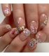 NA082 - 3D Embossed Floral Nails